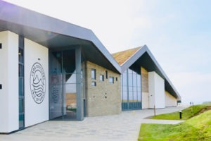 Front entrance of Lagg Distillery, Arran