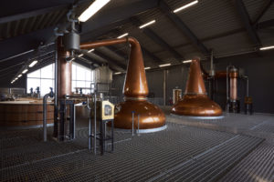 Lagg Distillery, Arran - Stills
